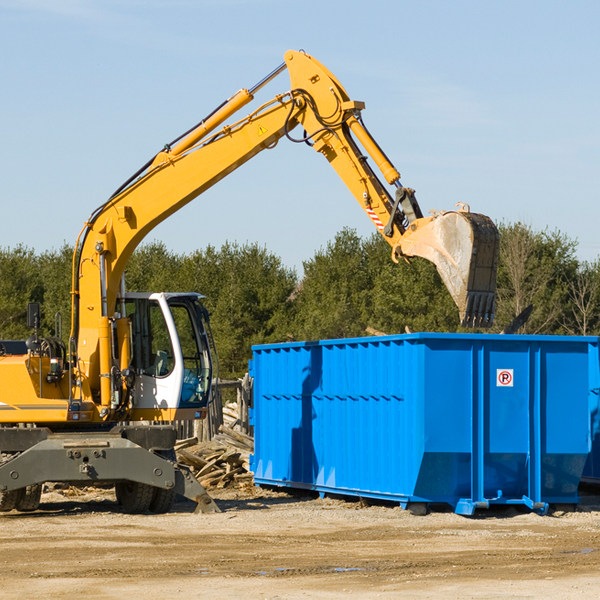 can a residential dumpster rental be shared between multiple households in Hanna IL